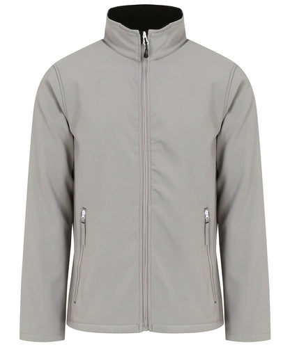 Regatta Professional Ascender 2 layer softshell RG590 - Mineral Grey Black - Customisable Softshell Jacket