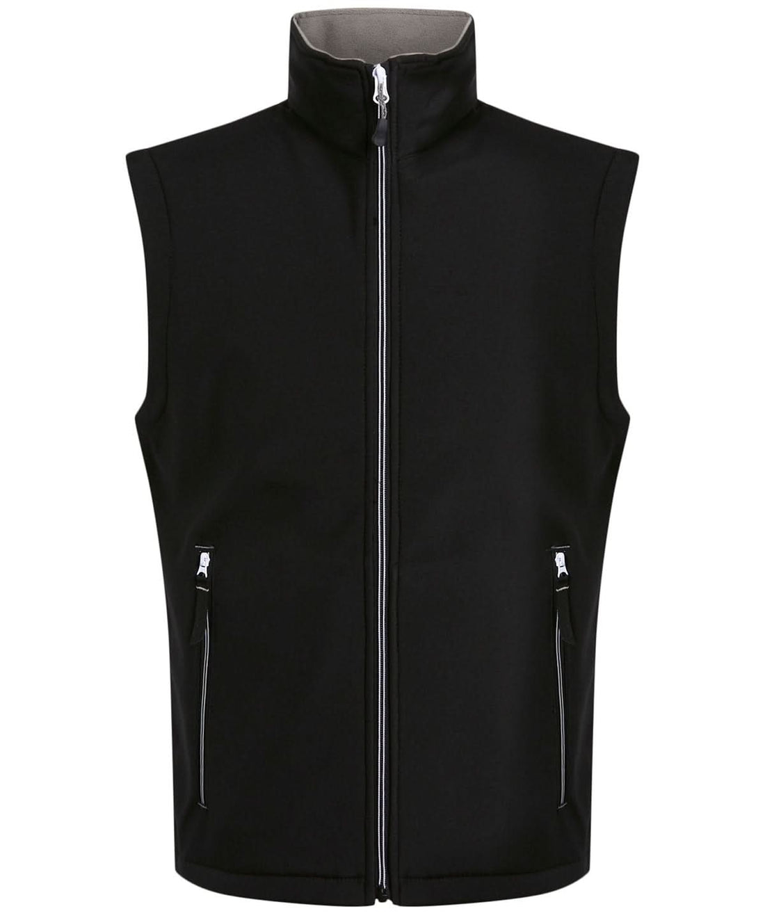 Regatta Professional Ascender 2 layer softshell bodywarmer RG591 - Black Mineral Grey - Customisable Bodywarmer