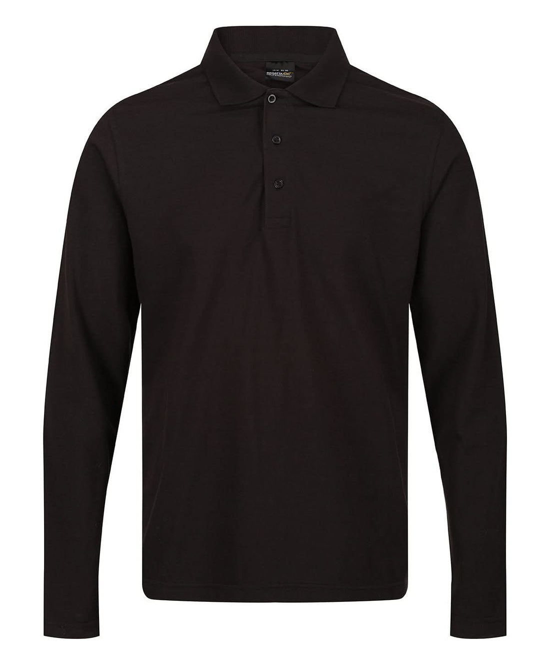 Regatta Professional Pro 6535 long sleeve polo RG615 - Black - Customisable Polos