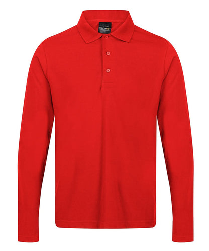 Regatta Professional Pro 6535 long sleeve polo RG615 - Classic Red - Customisable Polos