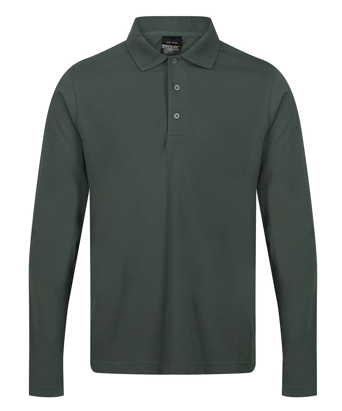 Regatta Professional Pro 6535 long sleeve polo RG615 - Dark Green - Customisable Polos