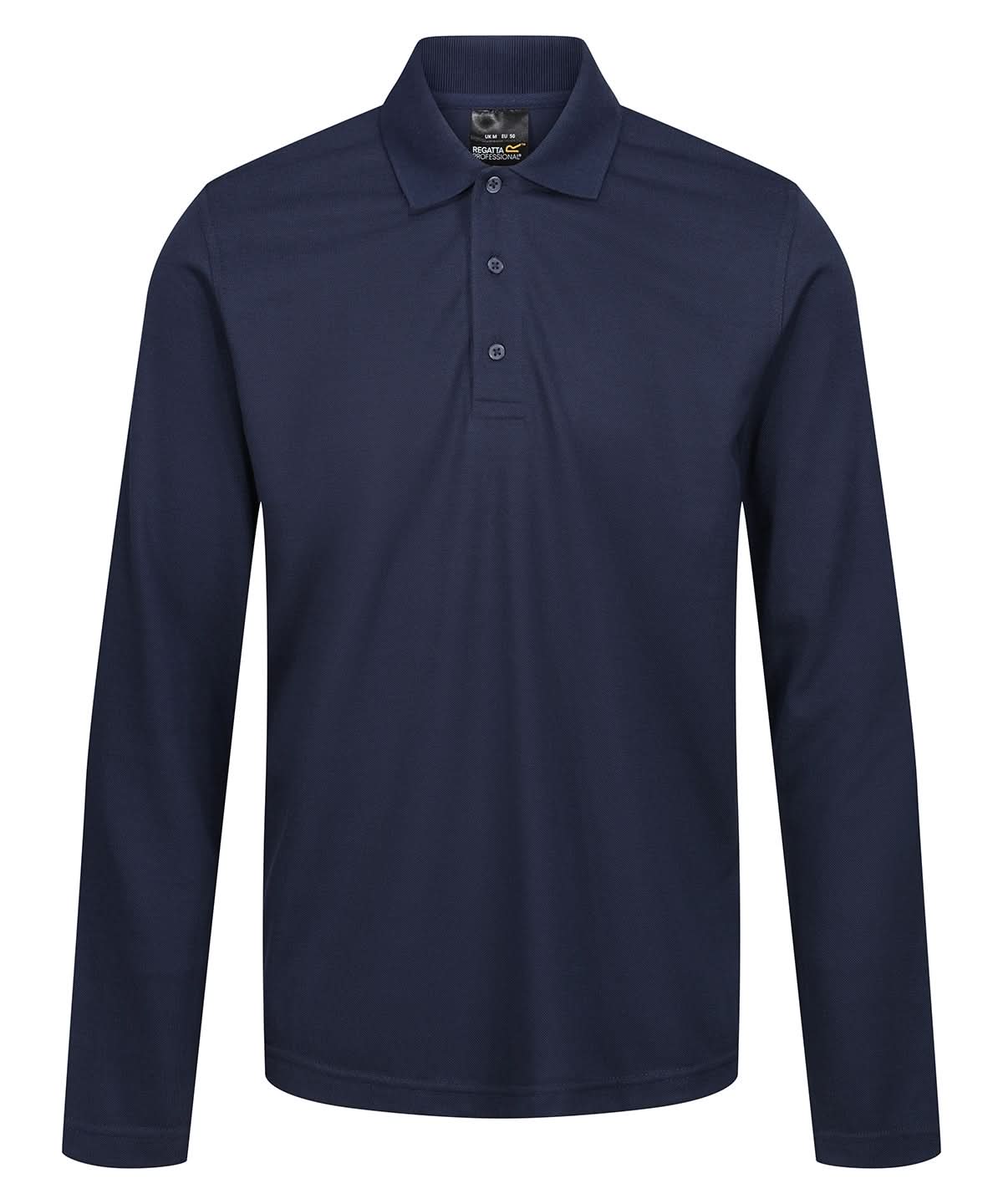 Regatta Professional Pro 6535 long sleeve polo RG615 - Navy - Customisable Polos