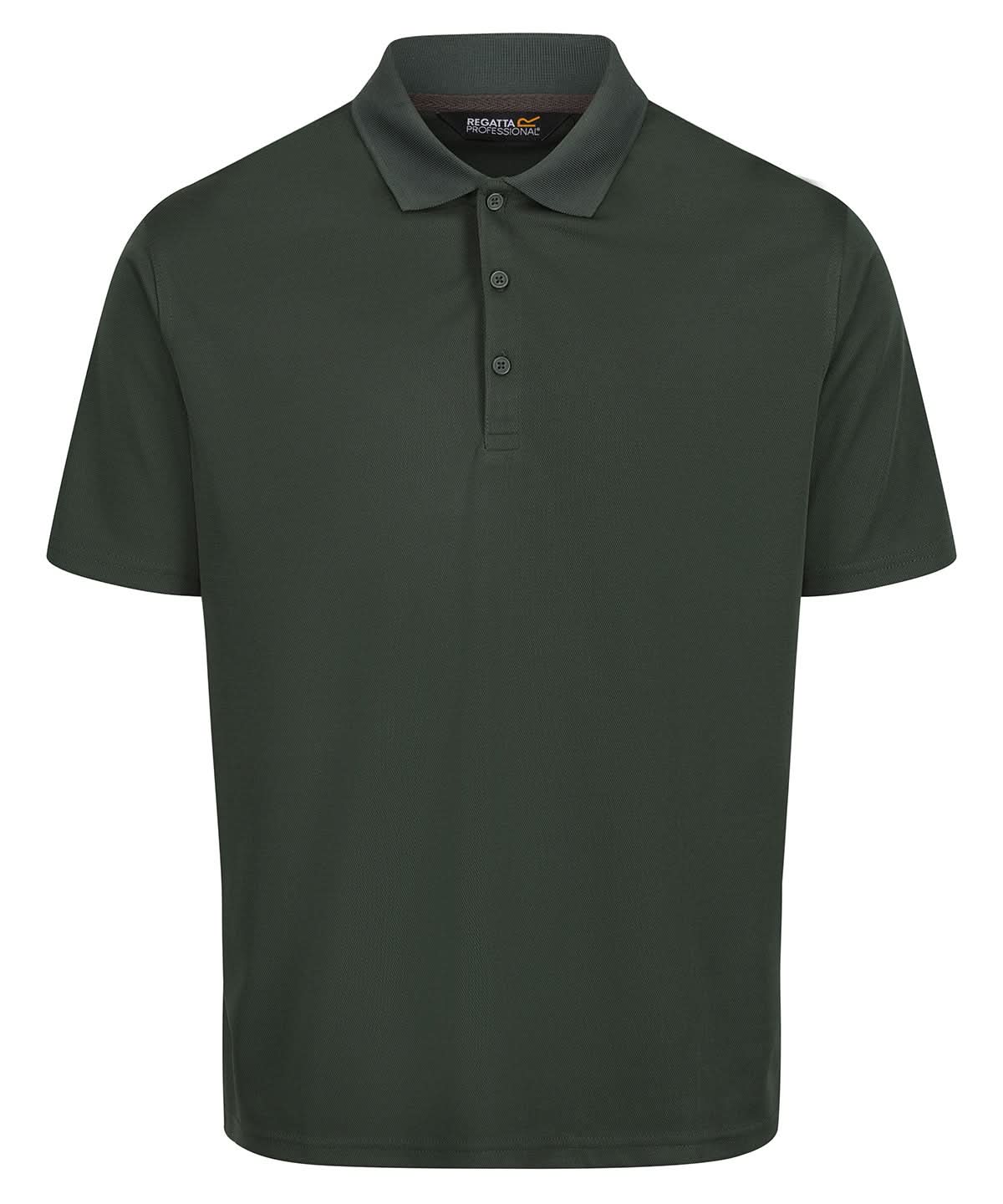 Regatta Professional Pro wicking polo RG617 - Dark Green - Customisable Polos