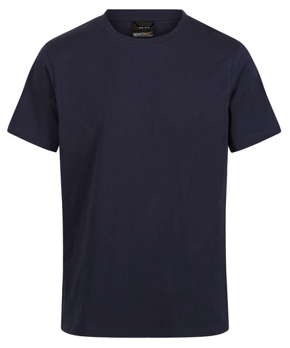 Regatta ProfeShort Sleeveional Pro soft touch cotton t shirt RG618 - Navy - Customisable T-Shirts