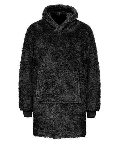 Ribbon The teddy bear fabric hoodie RI004 - Black One size - Customisable Hoodies