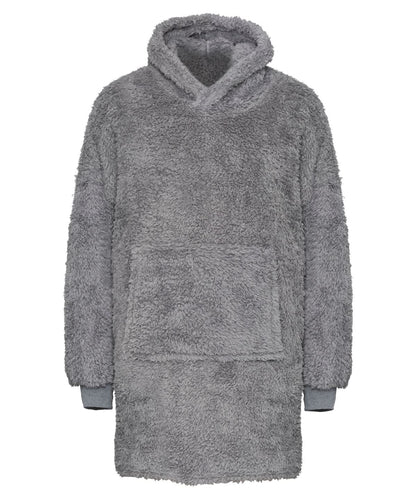 Ribbon The teddy bear fabric hoodie RI004 - Grey One size - Customisable Hoodies