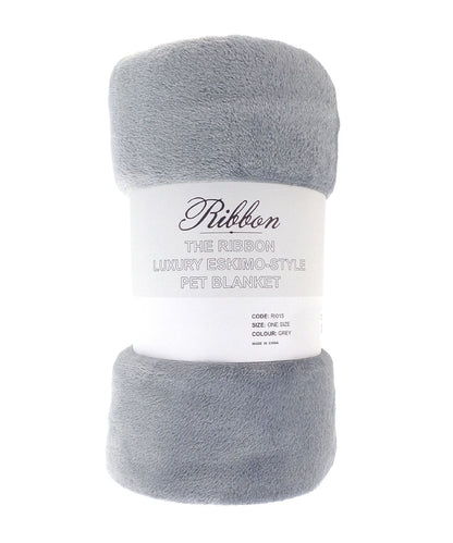 Ribbon Pet eskimo style blanket RI015 - Grey One size - Customisable Blanket