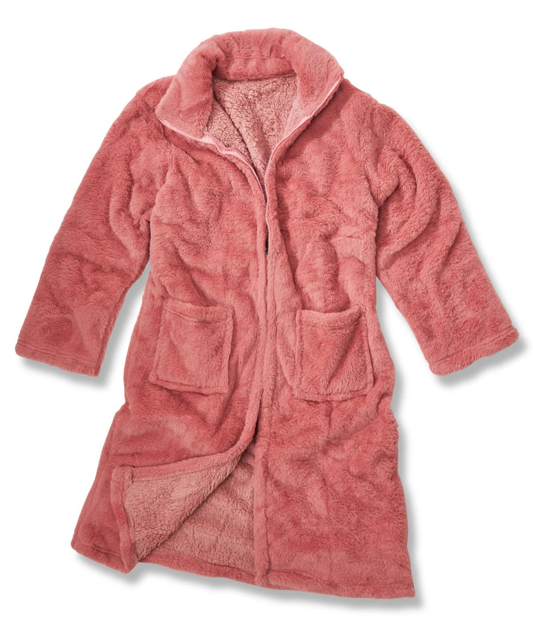 Ribbon Luxury eskimo faux fur zipped gown RI017 - Pink One size - Customisable Gowns