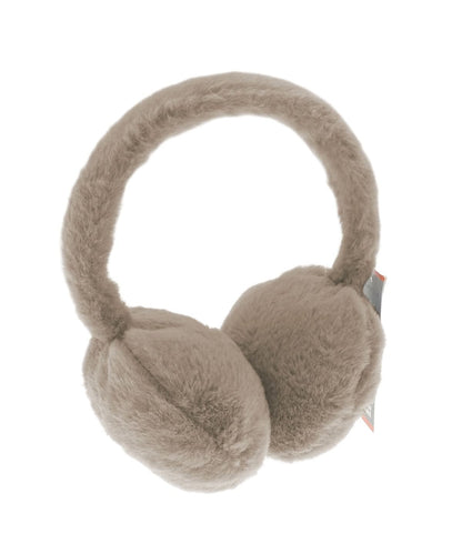 Ribbon Faux fur earmuffs RI020 - Natural One size - Customisable Ear Muffs