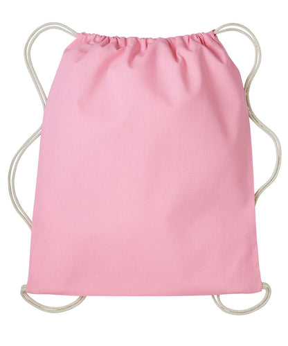 Nutshell Gymsac with cords RL300 - Light Pink Natural One size - Customisable Bags