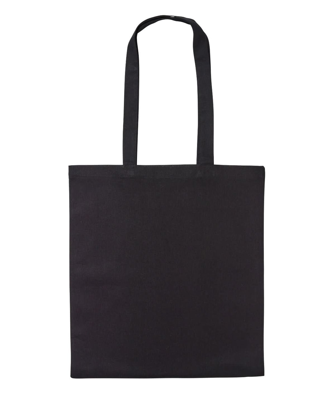 Nutshell Recycled cotton shopper long handle RL600 - Black One size - Customisable Bags