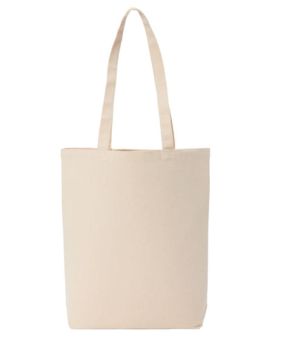 Nutshell Recycled premium canvas flat base shopper RL660 - Natural One size - Customisable Bags