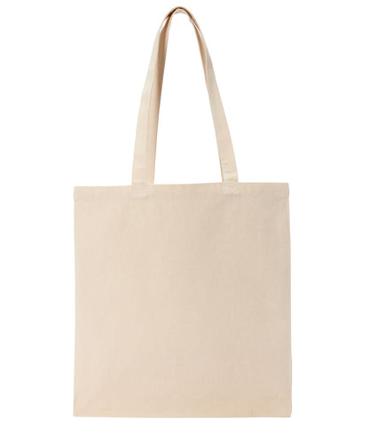 Nutshell Recycled premium canvas spacious shopper RL670 - Natural One size - Customisable Bags