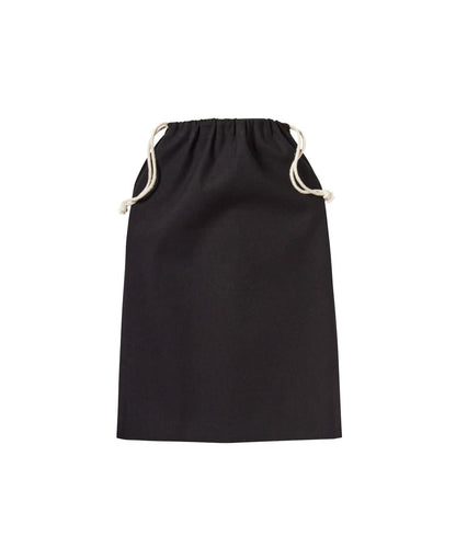 Nutshell Recycled cotton stuff bag RL700 - Black - Customisable Bags