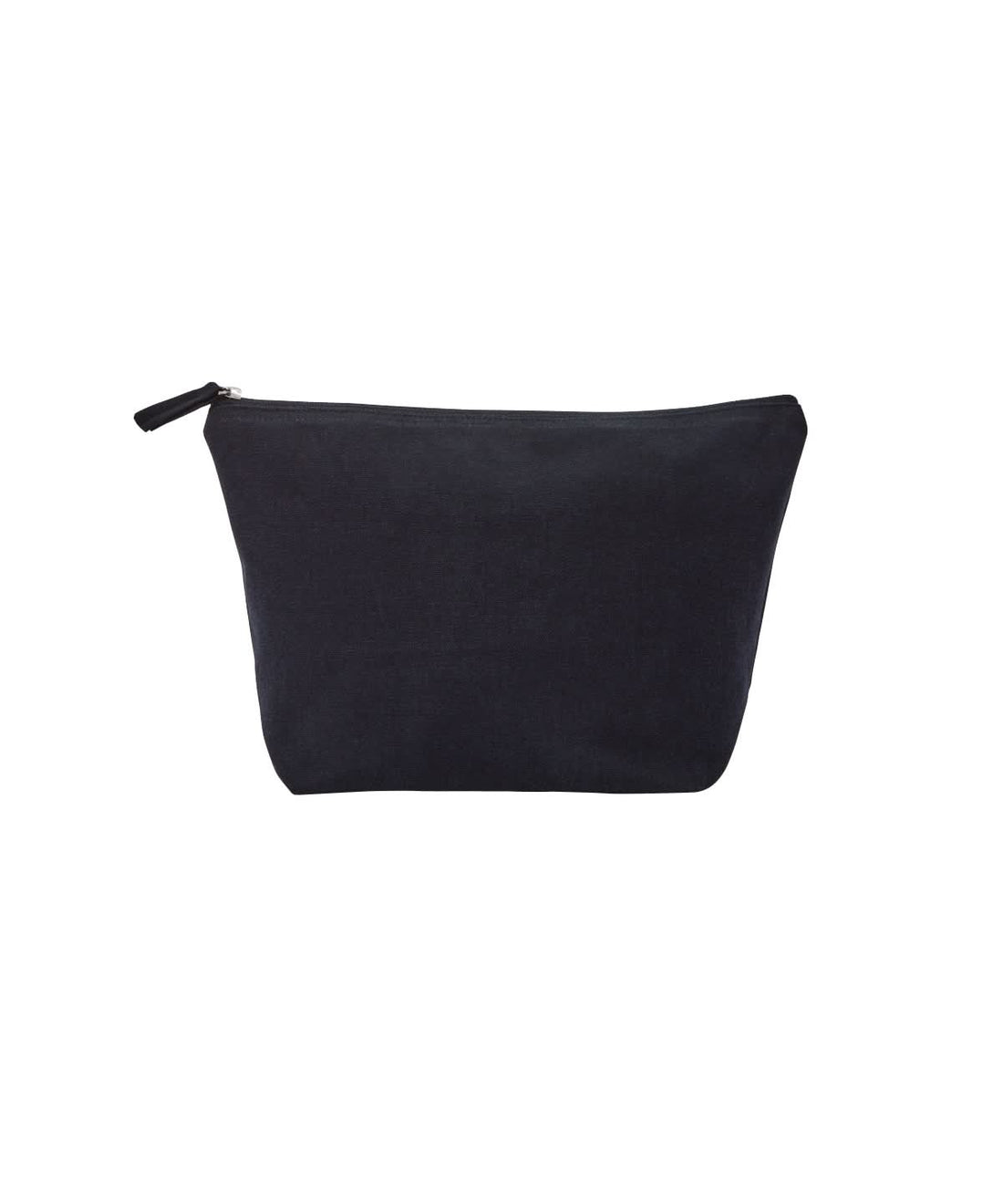 Nutshell Recycled luxe canvas accessory bag RL800 - Black - Customisable Bags