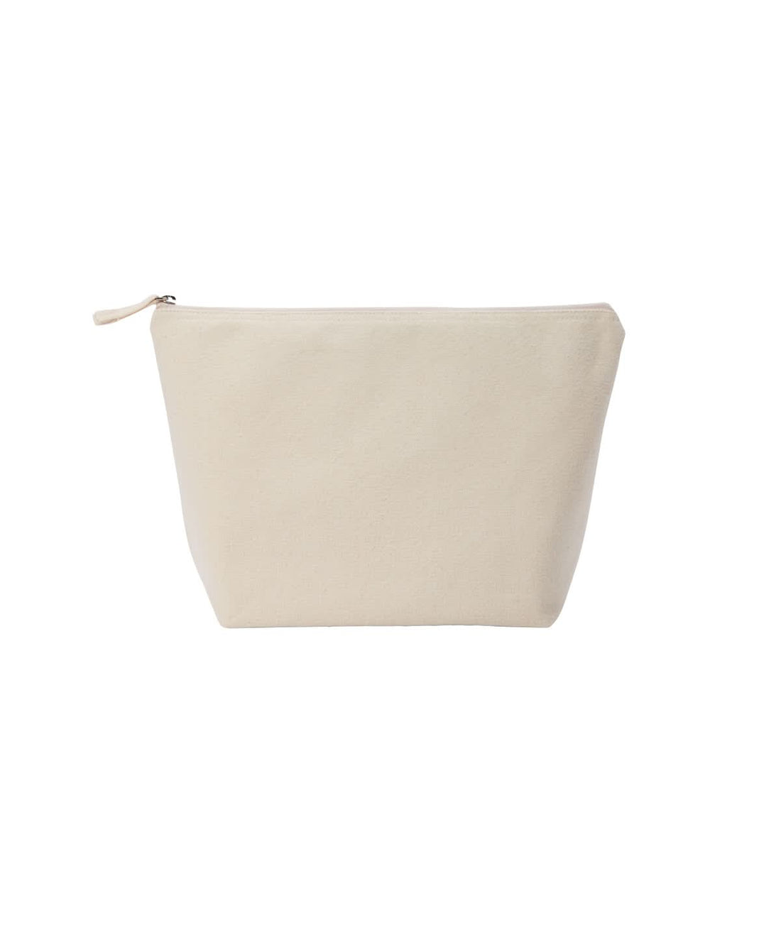 Nutshell Recycled luxe canvas accessory bag RL800 - Natural - Customisable Bags