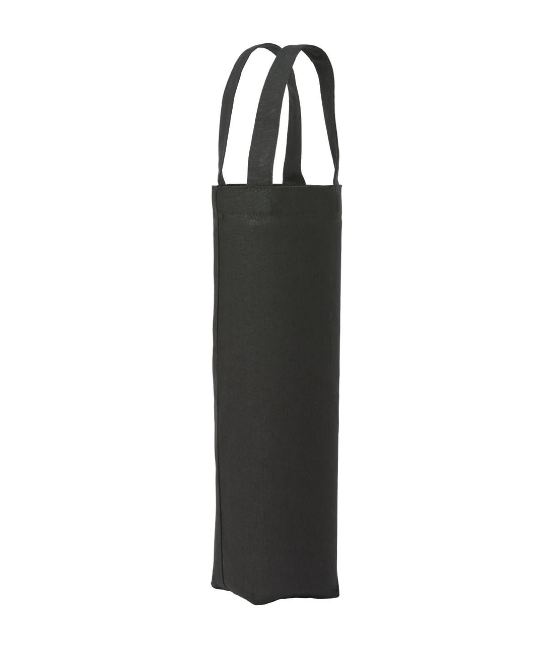 Nutshell Recycled premium canvas bottle bag RL900 - Black One size - Customisable Bags