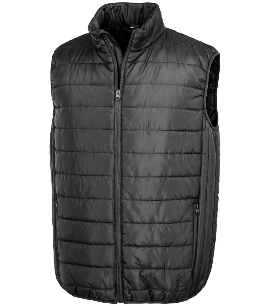 Result Core Promo Padded Bodywarmer R244X - Black XL - Customisable Bodywarmer