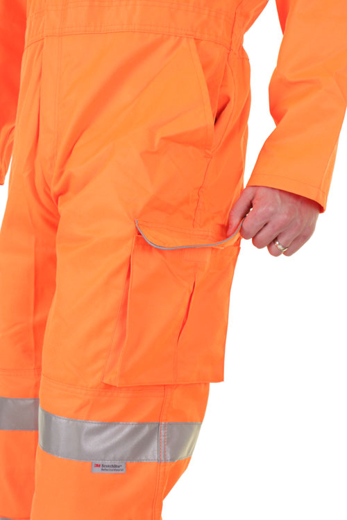Beeswift Hi Vis Railspec Coverall - - Customisable Coveralls