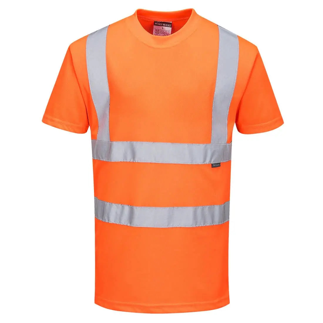 Hi Vis T Shirt S/S Rt23 - Orange - Customisable T-Shirt