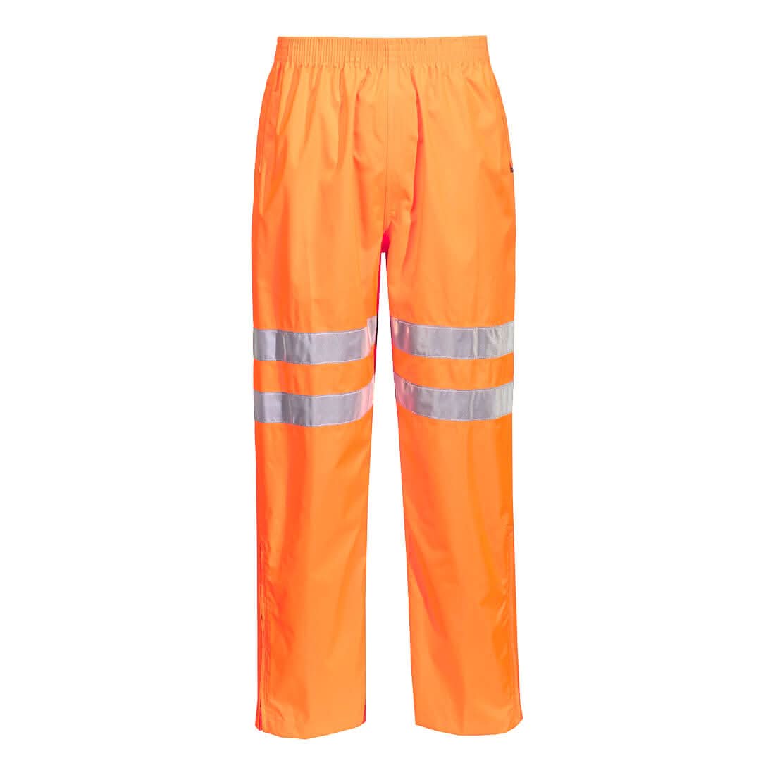 Portwest Hi Vis Rain Traffic Trousers RT31 - Orange - Customisable Hi-Vis Trousers