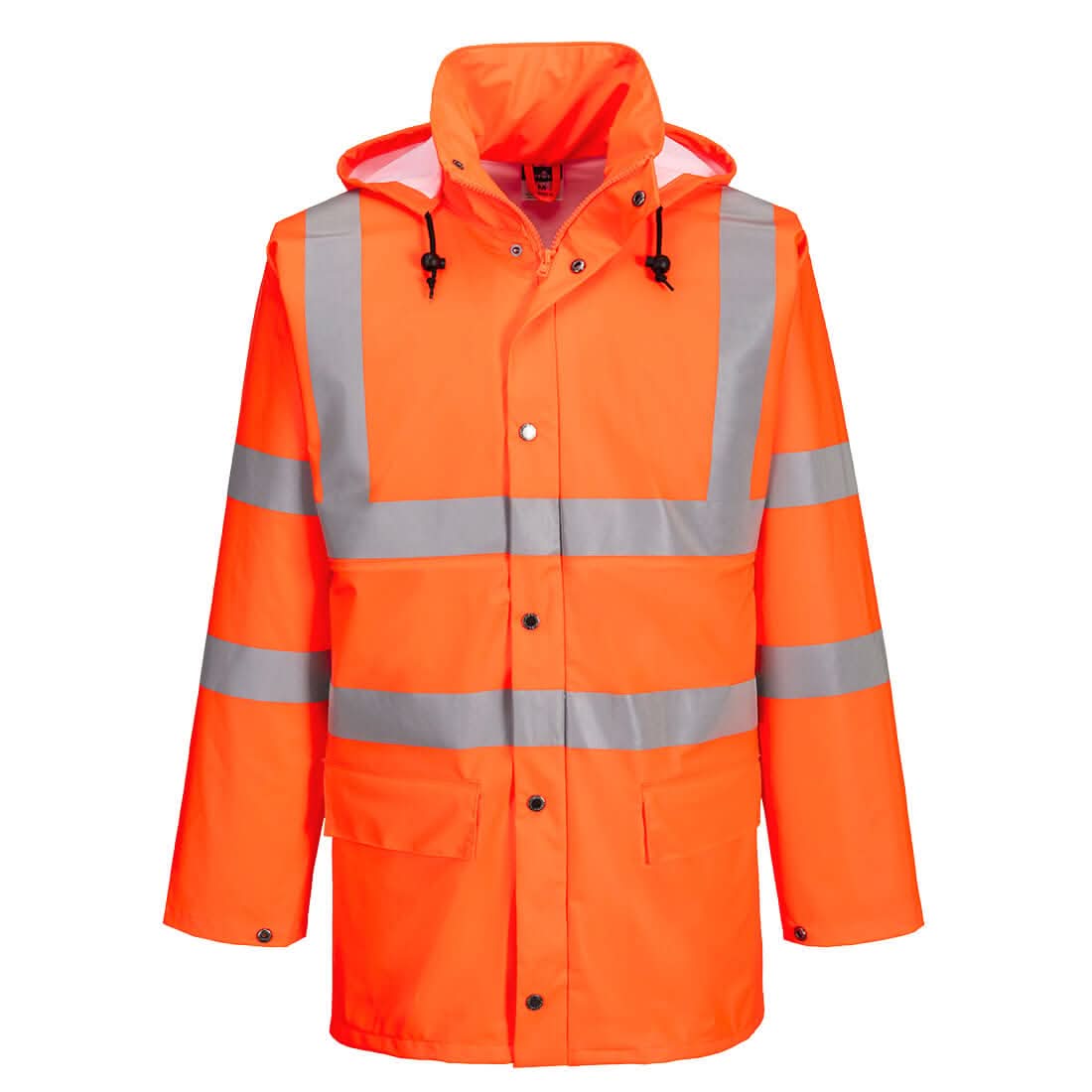 Portwest Sealtex Ultra Hi Vis Rain Jacket RT50 - Orange - Customisable Jacket