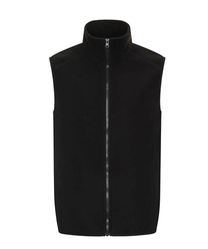 ProRTX Pro fleece gilet RX405 - Black - Customisable Gilets &amp; Body Warmers