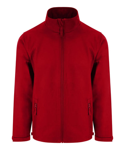 ProRTX Pro 2 layer softshell RX500 - Red - Customisable Softshell Jacket