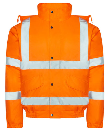 ProRTX High Visibility High visibility bomber jacket RX770 - HV Orange - Customisable Jacket