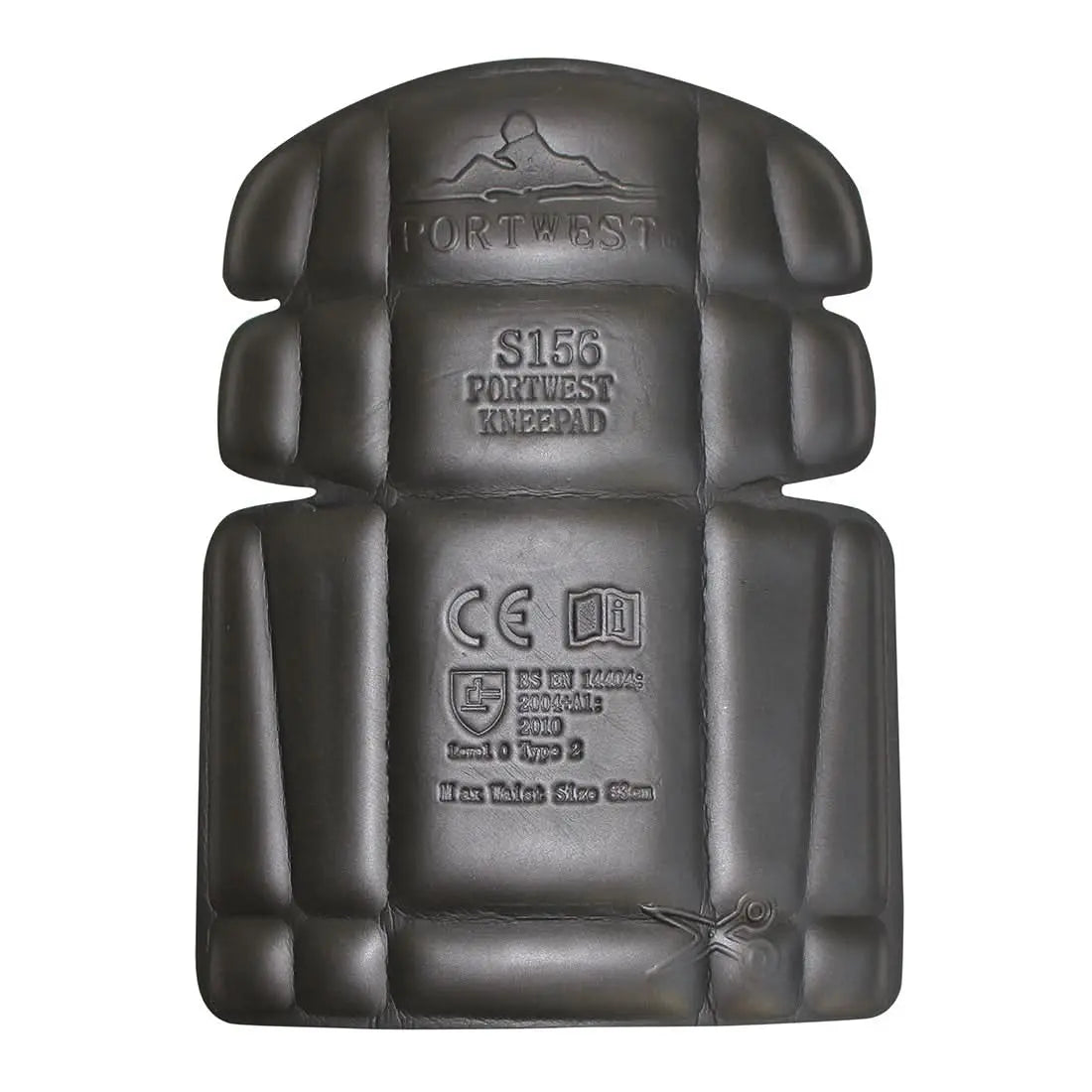 Knee Pad S156 - Black - Customisable Kneepads &amp; Mats