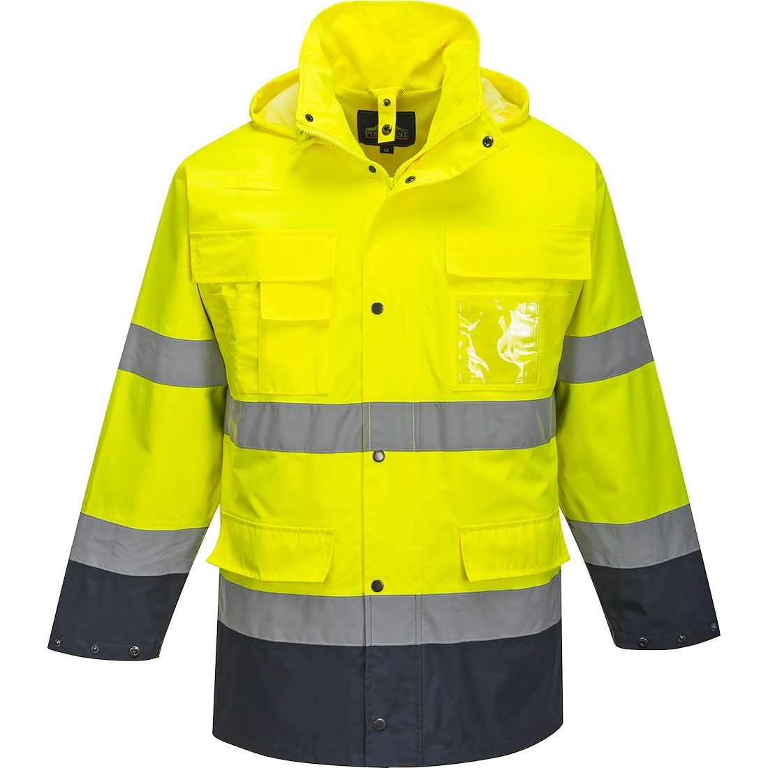 Portwest Hi Vis 3 In 1 Contrast Lite Jacket S162 - Yellow Navy - Customisable Jacket