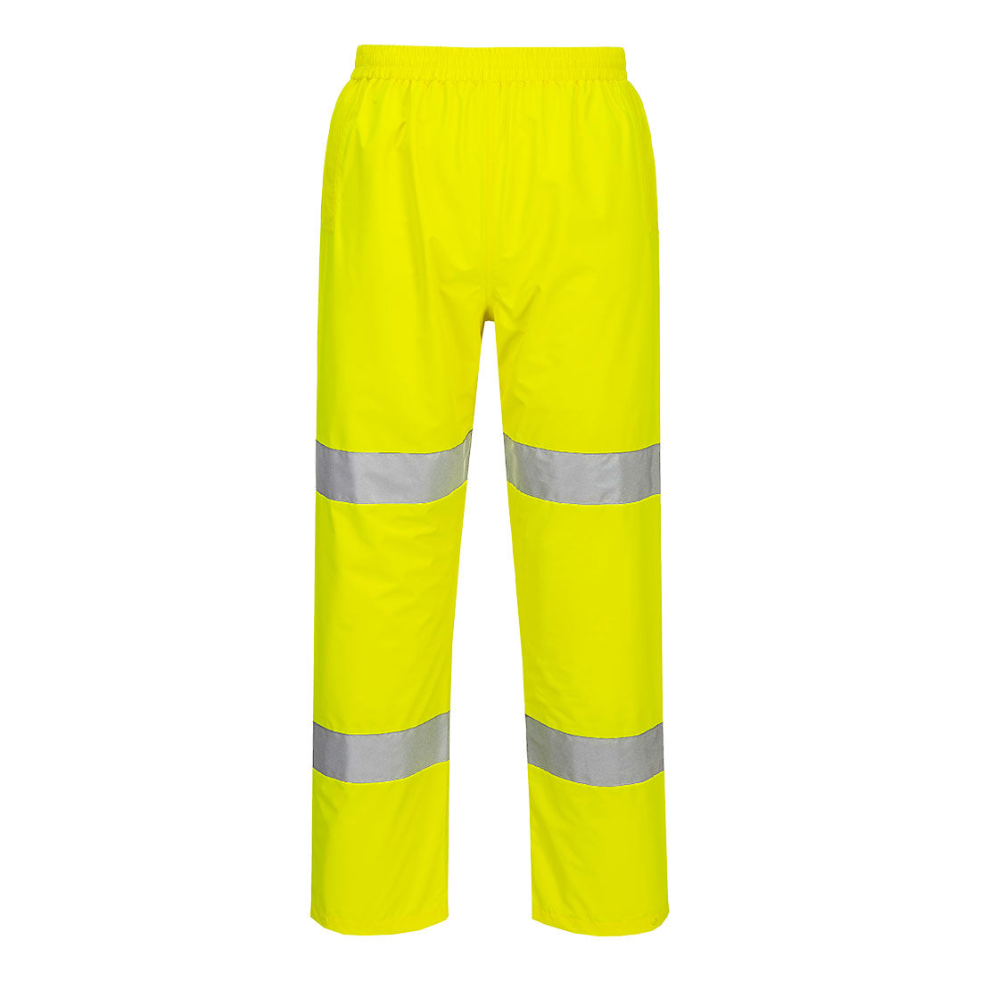 Hi Vis Lightweight Packable Trousers S165 - Yellow - Customisable Rain Trousers