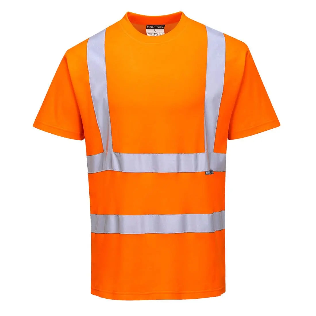 Hi Vis Cotton Comfort T Shirt S/S S170 - Orange - Customisable T-Shirt