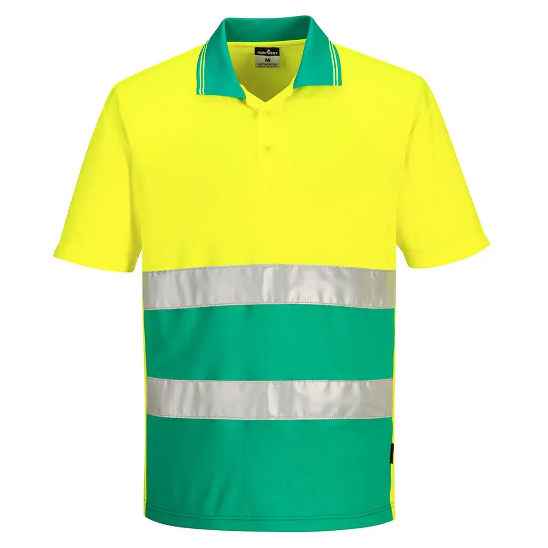 Hi Vis Lightweight Contrast Polo Shirt S/S S175 - - Customisable Polo Shirts