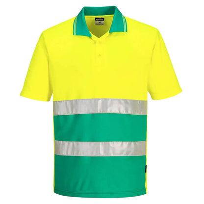 Hi Vis Lightweight Contrast Polo Shirt S/S S175 - - Customisable Polo Shirts