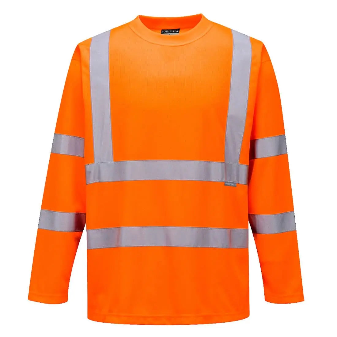 Hi Vis T Shirt L/S S178 - Orange - Customisable T-Shirt