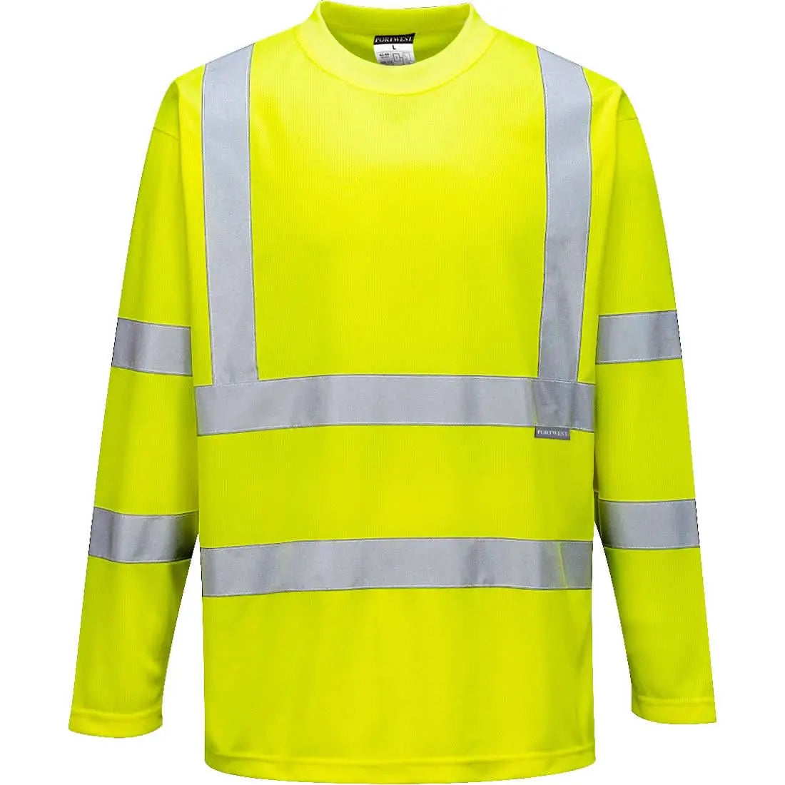 Hi Vis T Shirt L/S S178 - Yellow - Customisable T-Shirt