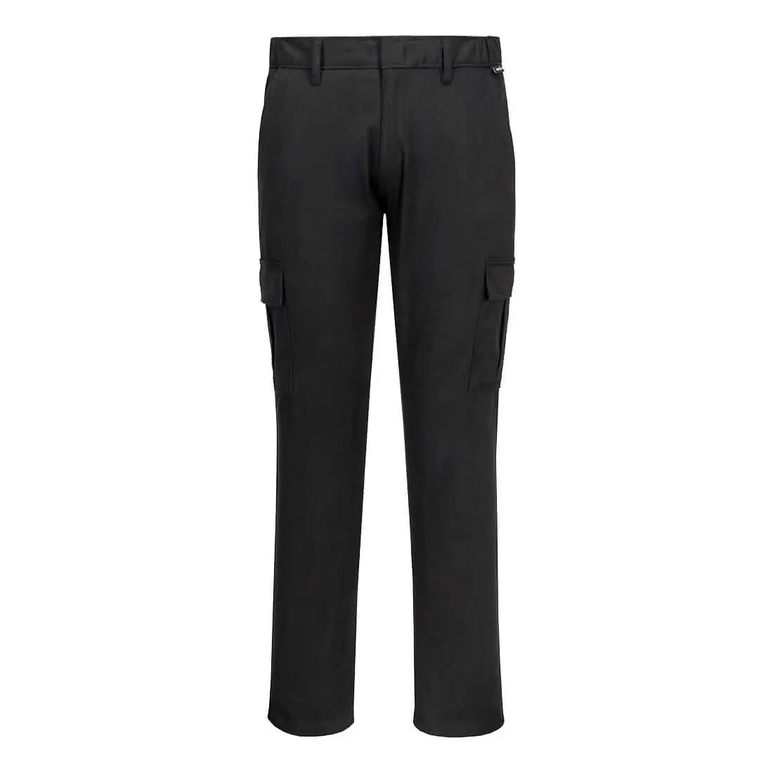 Stretch Slim Fit Combat Trousers S231 - Black - Customisable Work Trousers