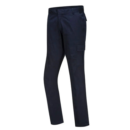 Stretch Slim Fit Combat Trousers S231 - Dark Navy Short - Customisable Work Trousers