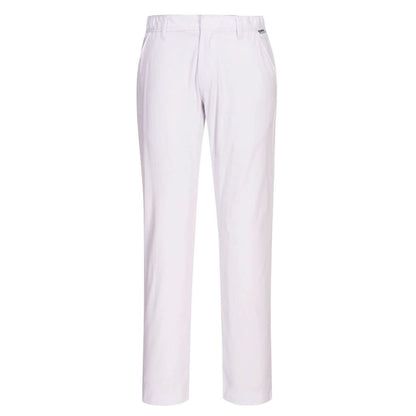 Portwest Wx2 Eco Stretch Slim Chino Trousers S232 - White - Customisable Trousers