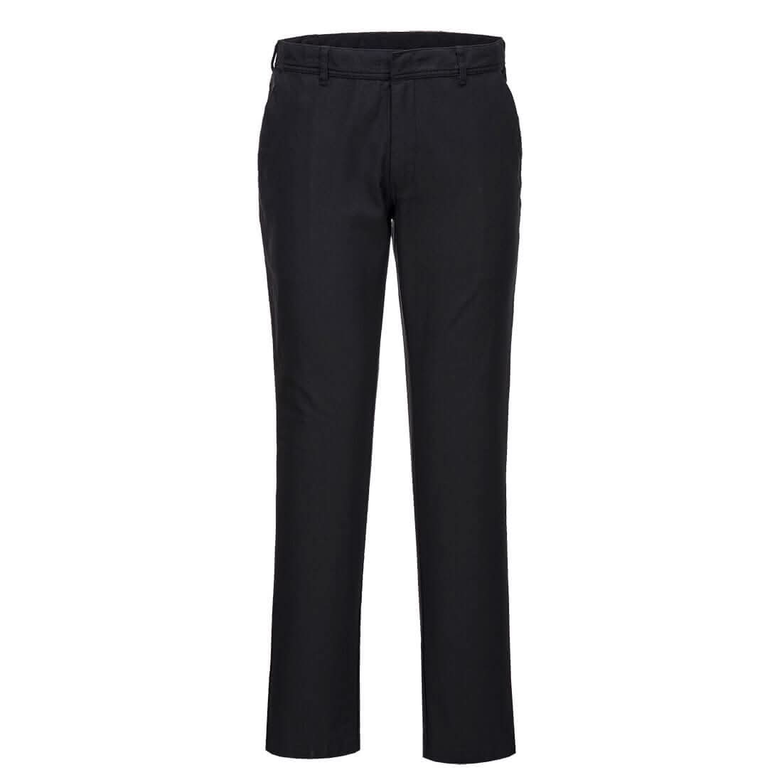 Portwest Wx2 Eco WomenS Stretch Slim Chino Trousers S235 - Black - Customisable Trousers