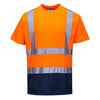 Orange/Navy
