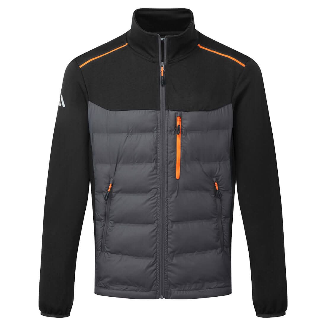 Portwest Hybrid Baffle Jacket S381 - Black - Customisable Jacket
