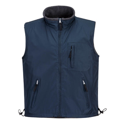 Rs Reversible Bodywarmer S418 - Navy - Customisable Bodywarmers