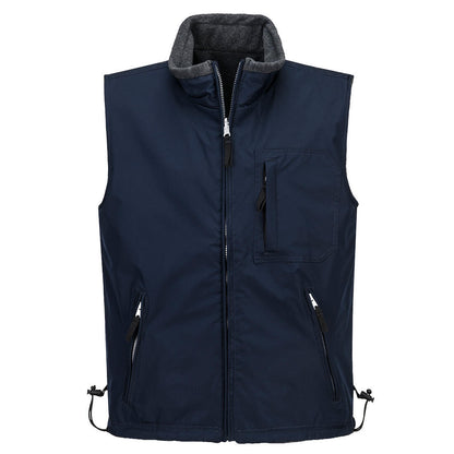 Rs Reversible Bodywarmer S418 - Navy M - R - Customisable Bodywarmers