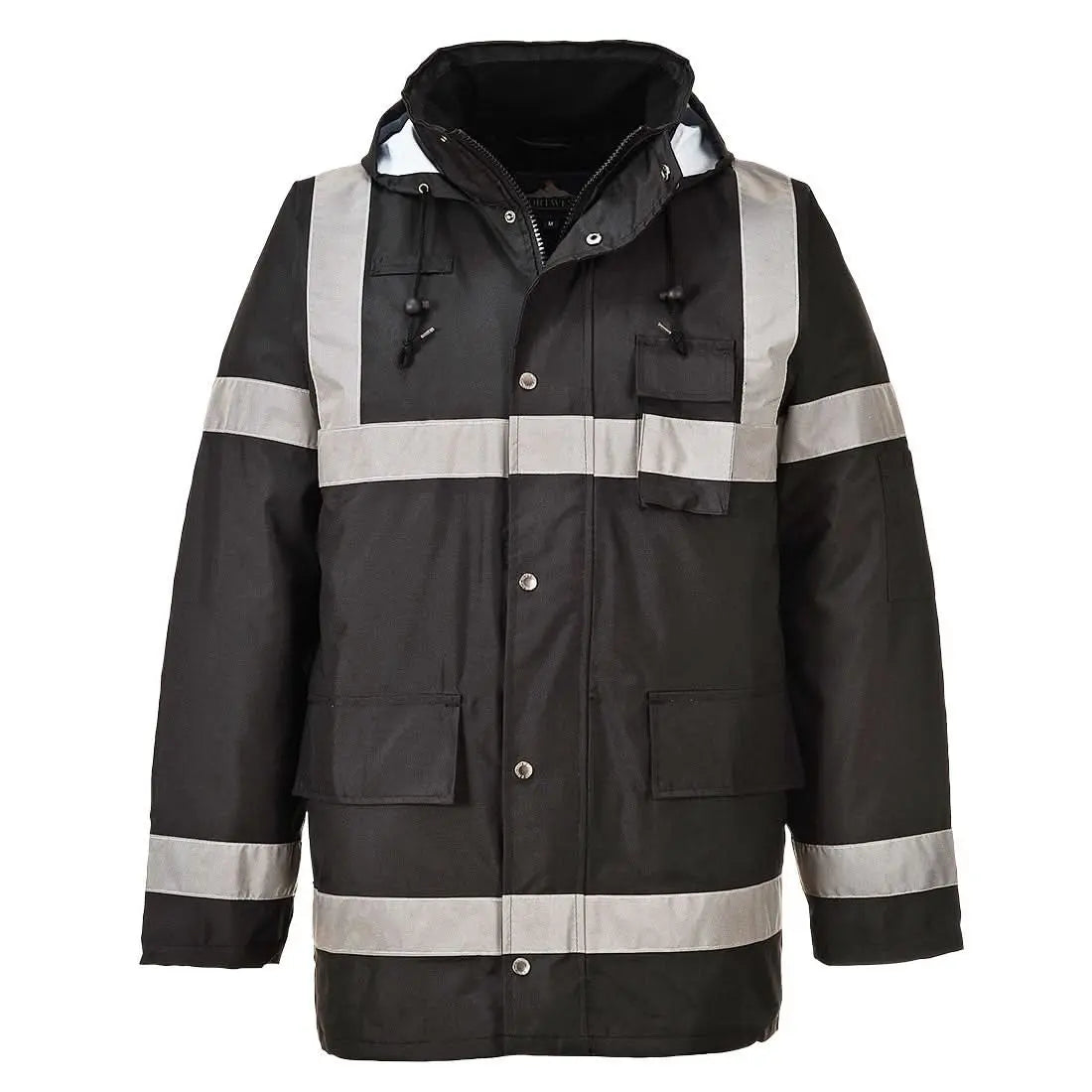 Iona Lite Traffic Jacket S433 - Black - Customisable Insulated Jackets