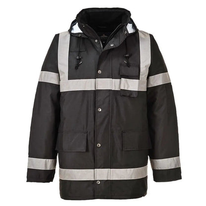 Iona Lite Traffic Jacket S433 - Black - Customisable Insulated Jackets