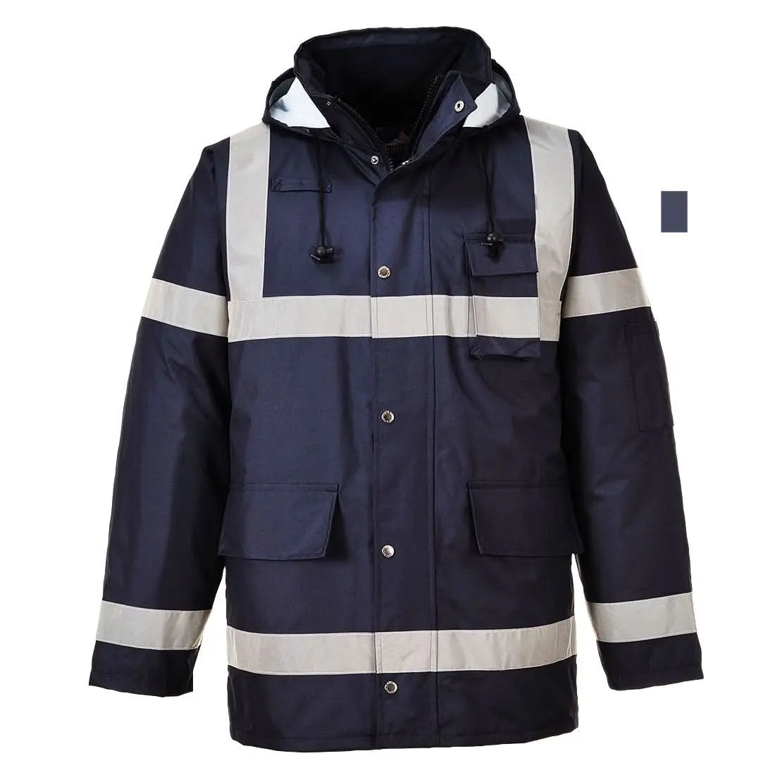 Iona Lite Traffic Jacket S433 - Navy - Customisable Insulated Jackets