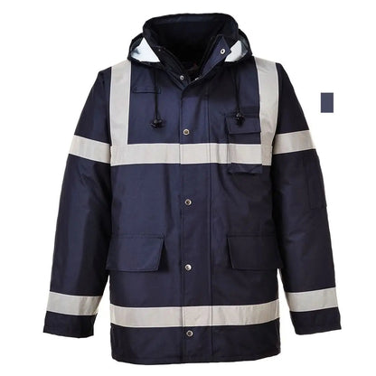 Iona Lite Traffic Jacket S433 - Navy - Customisable Insulated Jackets