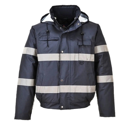 Iona Winter Bomber Jacket S434 - Navy - Customisable Insulated Jackets